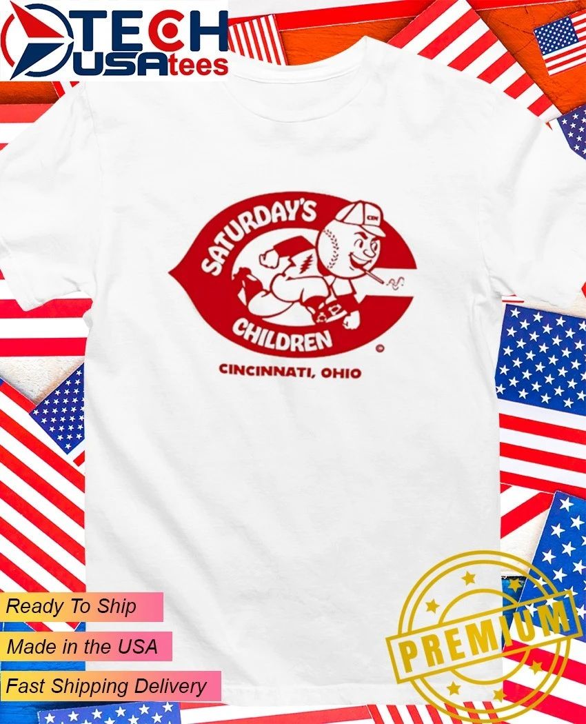 Saturday’s Children Cincinnati Reds Ohio logo shirt