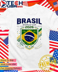 Brazil World Cup 2026 USA Canada Mexico Crest shirt