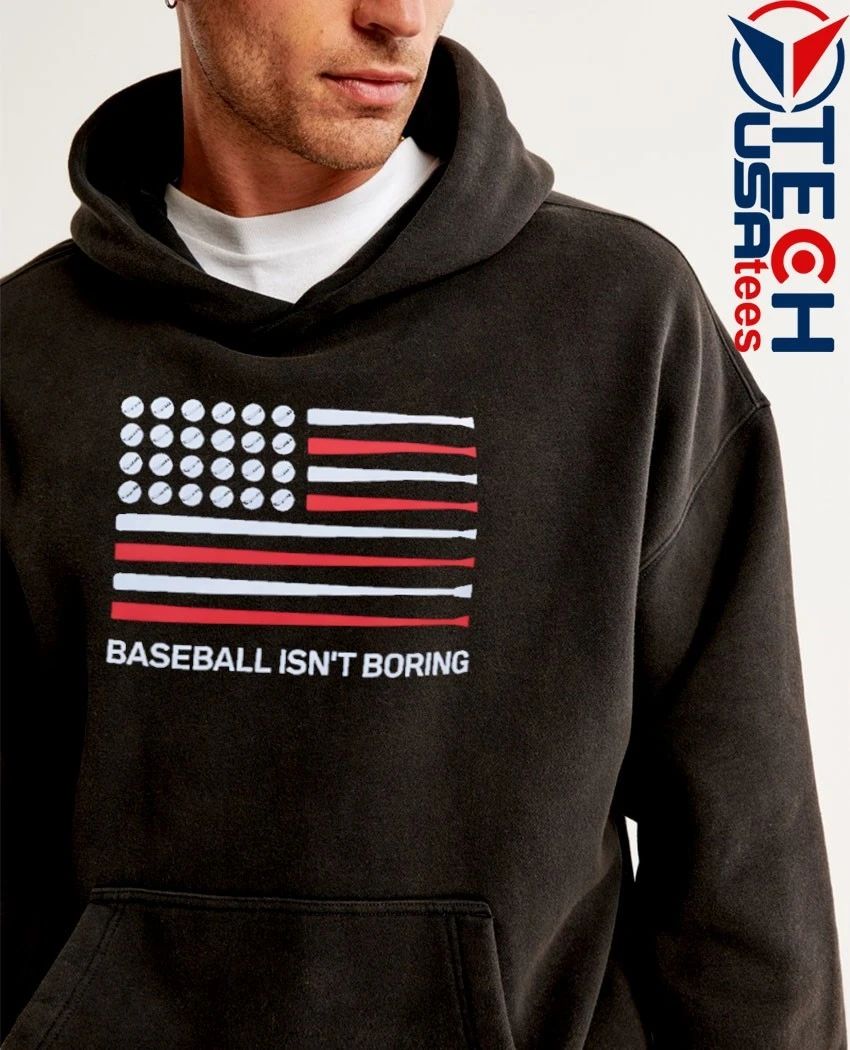 USA Flag Baseball isn’t boring shirt