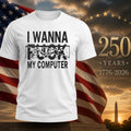 Ninajirachi Merch Dark Crystal V Tour 2026 I Wanna Fuck My Computer Shirt