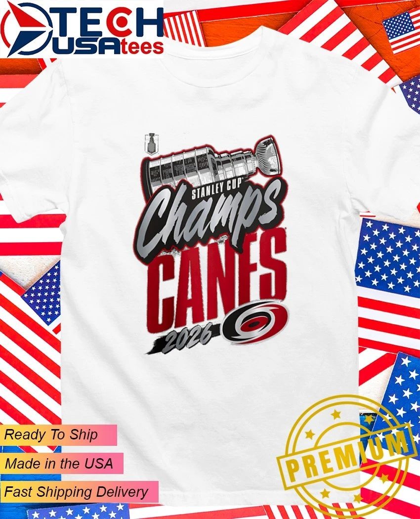 Carolina Hurricanes Hockey 2026 Stanley Cup Champions Trophy shirt