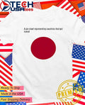 A pie chart representing countries that got nuked Japan shirt