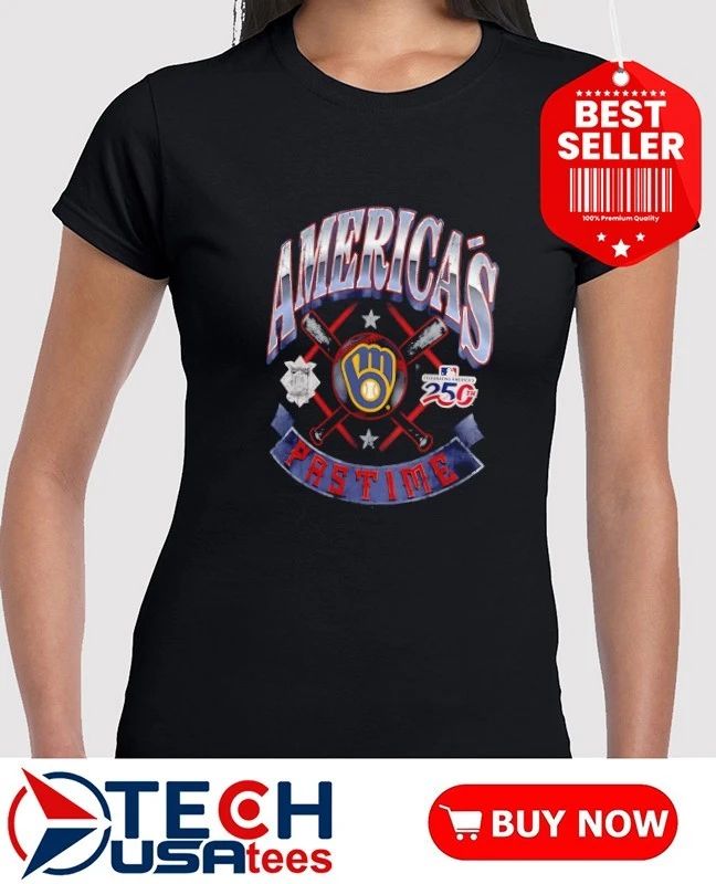 Milwaukee Brewers America’s Pastime Celebrating 250th shirt