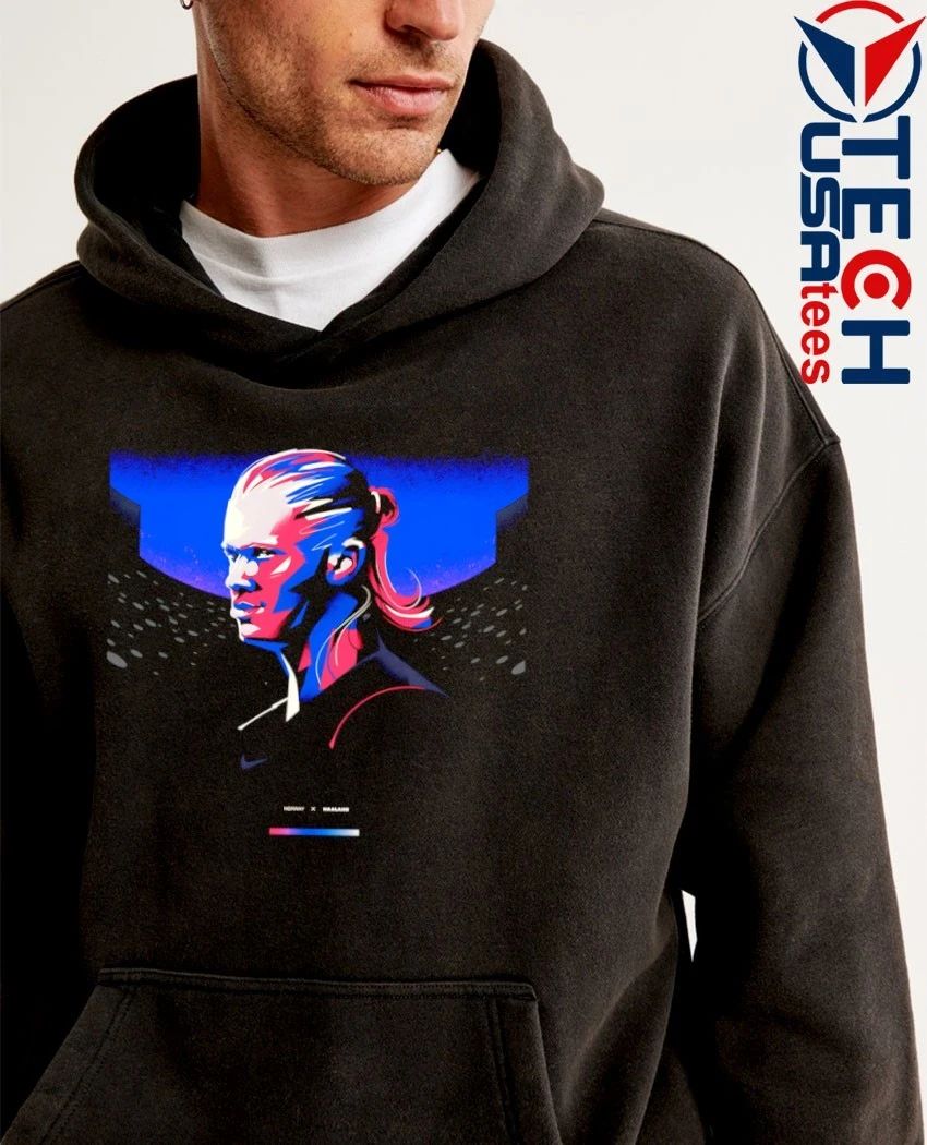 Erling Haaland Norway National Football Team World Cup 2026 portrait shirt