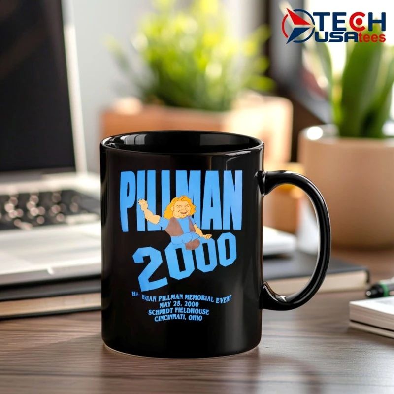 Brian Pillman Memorial Event 2000 cartoon shirt