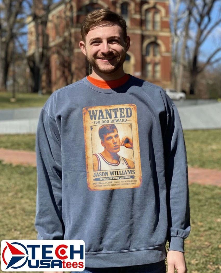 Jason Williams wanted 50000 Dollars Reward shirt