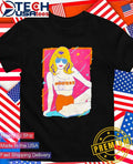 Hooters woman wearing sunglasses shirt