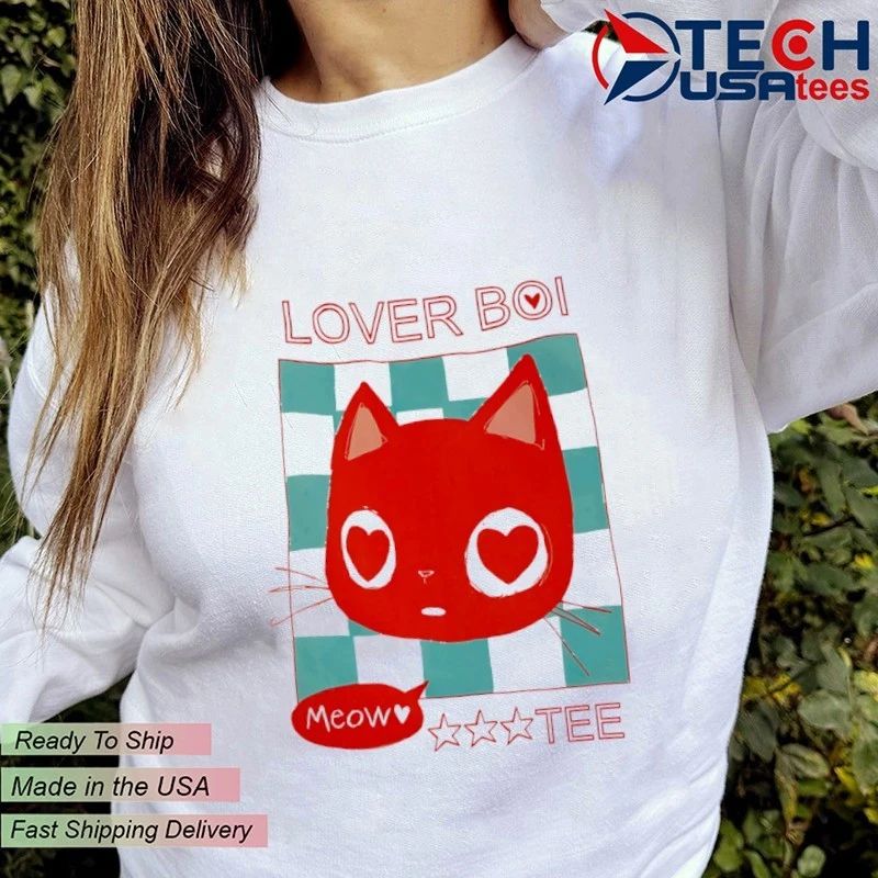 Lover Boi meow shirt