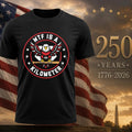 WTF Kilometer Patriotic American Eagle Baseball USA Flag Shirt