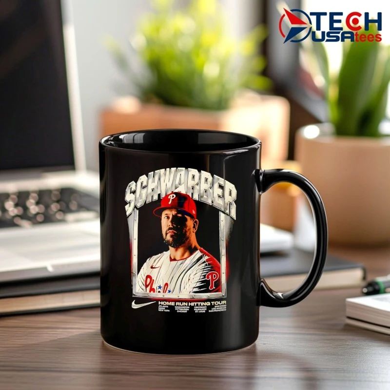 Kyle Schwarber Philadelphia Phillies Home Run Hitting Tour shirt