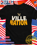 Manhattanville University Ville Nation logo shirt
