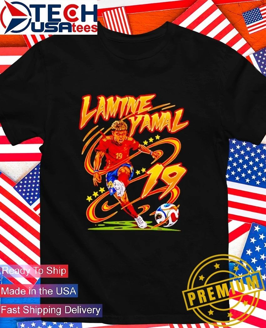Lamine Yamal No. 19 Spain National Football Team 2026 World Cup shirt