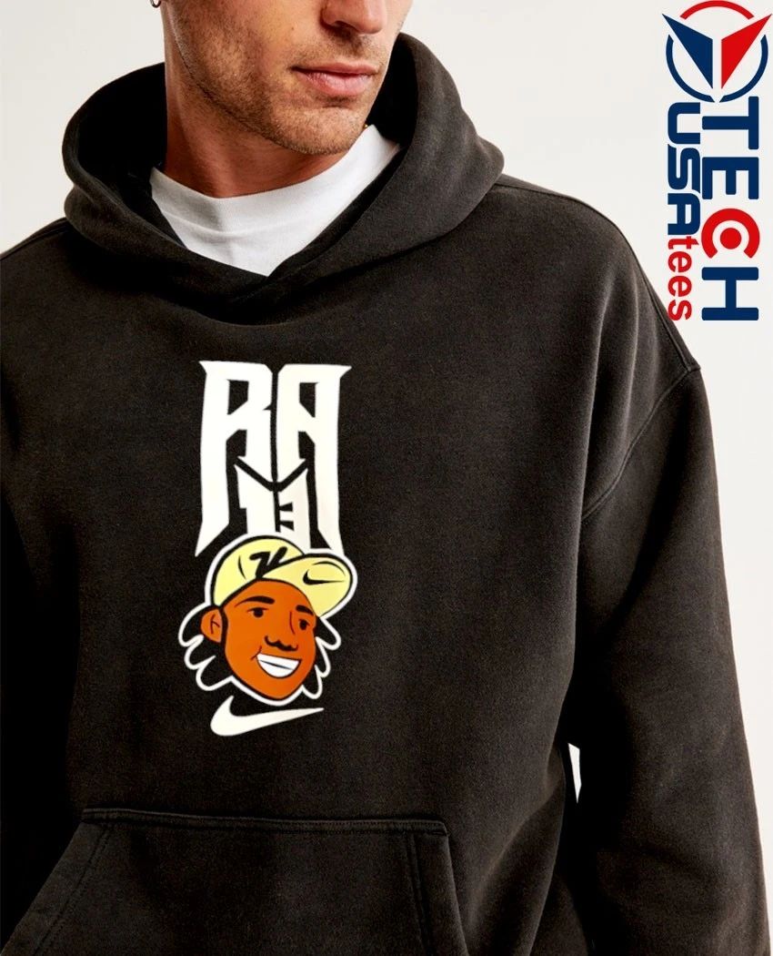Ronald Acua Jr. cartoon logo shirt