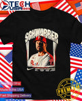 Kyle Schwarber Philadelphia Phillies Home Run Hitting Tour shirt
