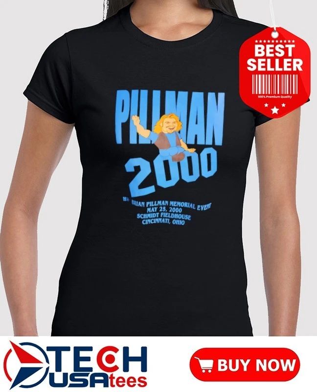 Brian Pillman Memorial Event 2000 cartoon shirt