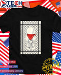 Renaud Pro Palestine Handala Keffiyeh shirt