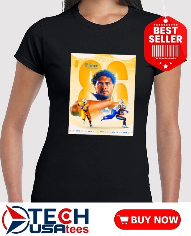 Los Angeles Chargers﻿ Tuli Tuipulotu Top 100 Players of 2026 shirt