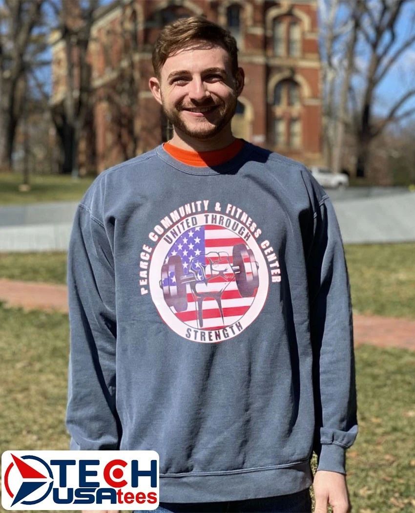 Pearce Community and Fitness Center United Through Strength America’s 250th shirt