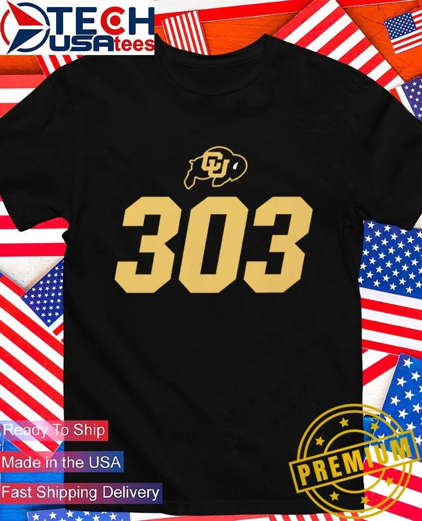 Deion Sanders Colorado Buffaloes Boulder 303 shirt