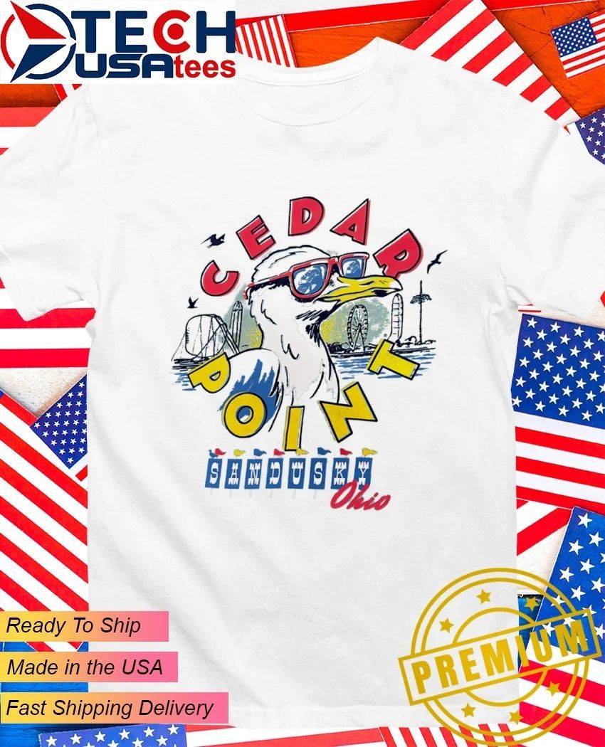 Seagull Cedar Point Sandusky Ohio shirt