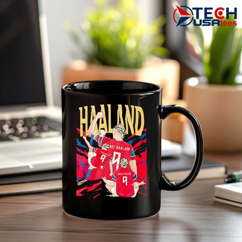 Erling Haaland Norway Football graphic shirt
