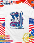 Pensacola Blue Wahoos Shark in the Park mascot shirt