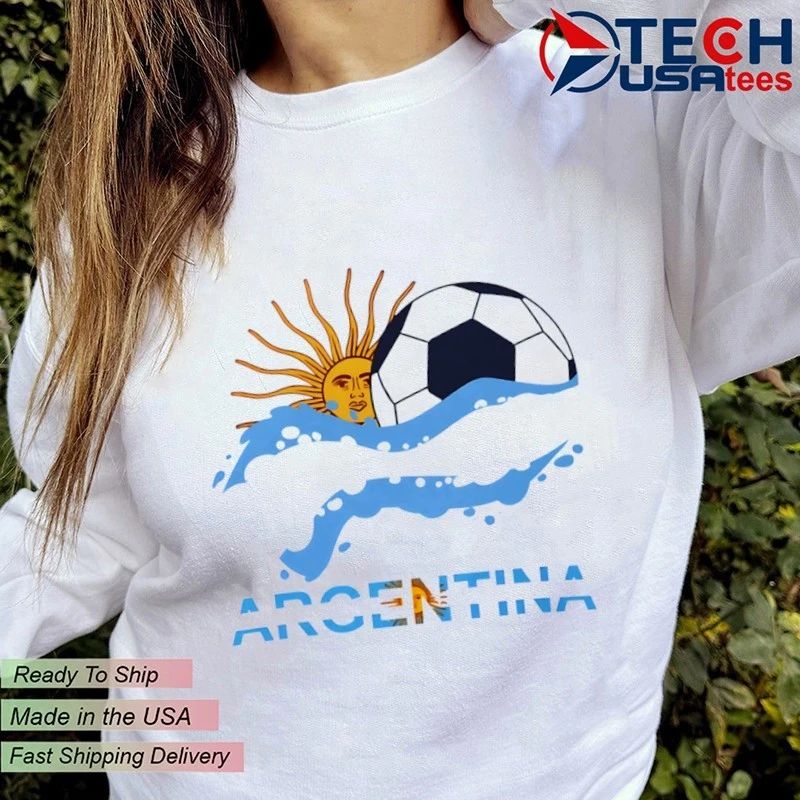 Argentina World Cup Soccer Sun and Ball shirt