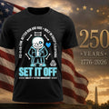 Set It Off Duality 10 Year Anniversary Undertale Sans Skeleton Shirt