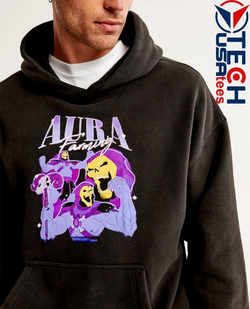 Aura Farming Skeletor Masters of the Universe shirt