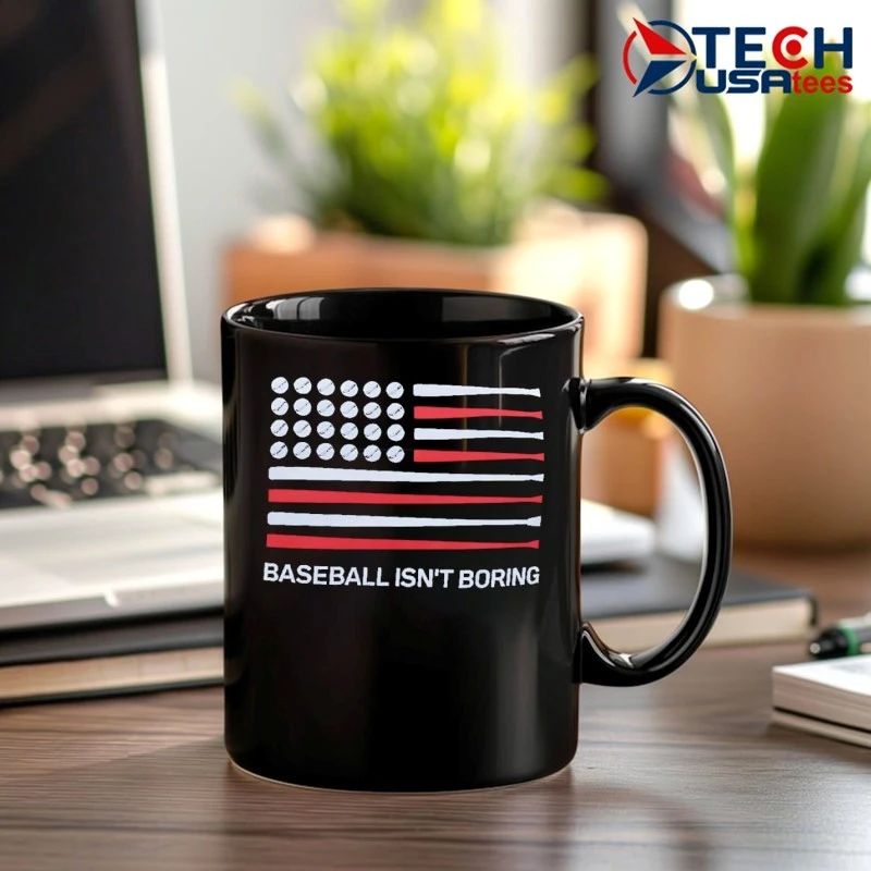 USA Flag Baseball isn’t boring shirt