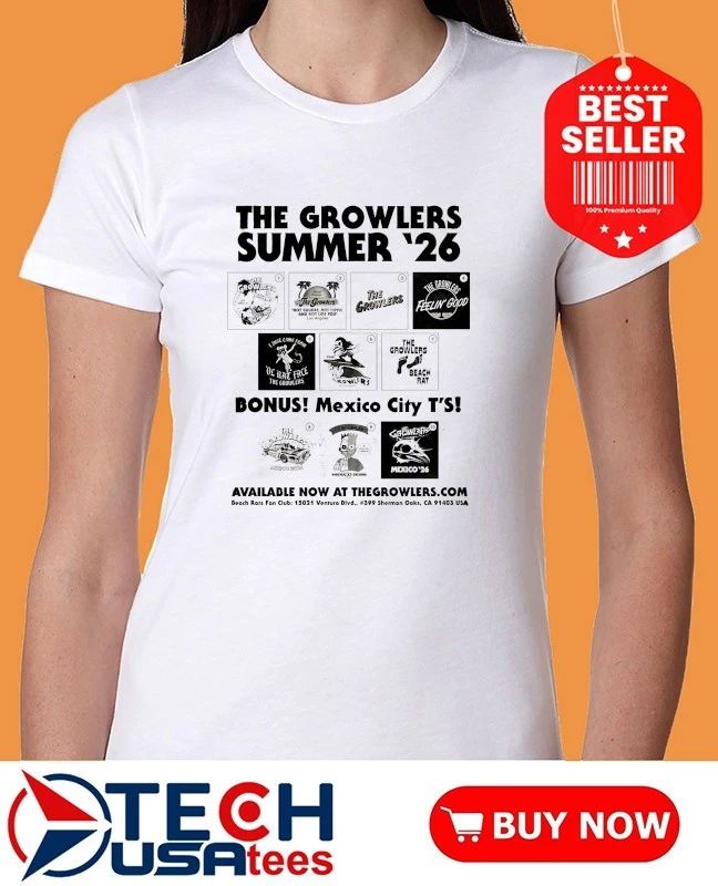 The Growlers Summer 2026 shirt