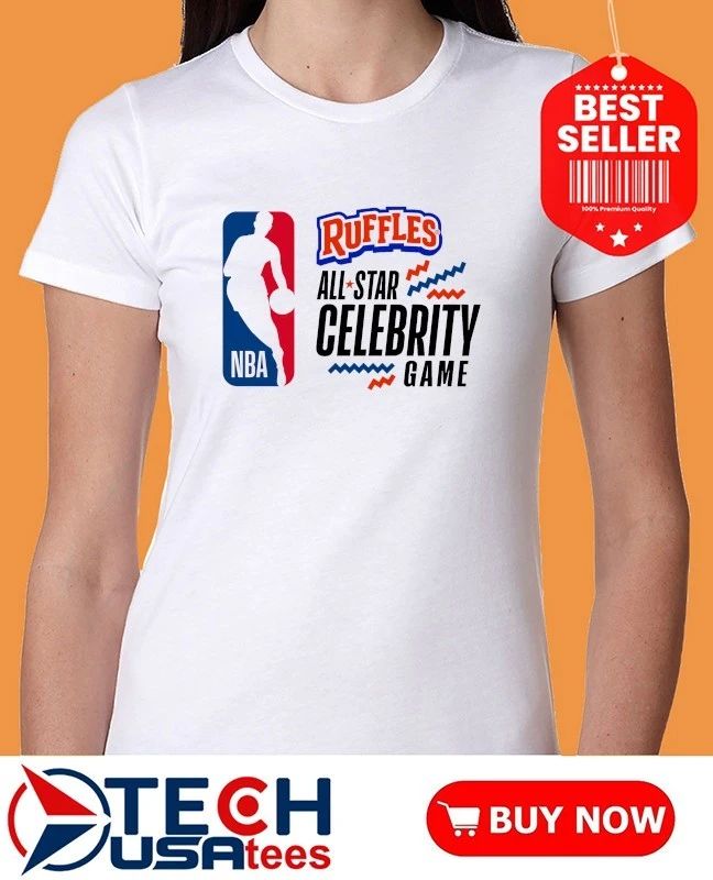 Lil Wayne wearing Ruffles NBA All-Star Celebrity Game shirt