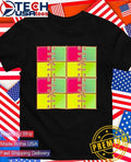 Seamless pattern laces cut shirt