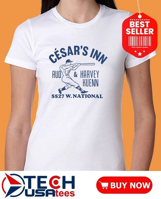 Harvey’s Wallbangers Milwaukee Brewers Cesar’s Inn Rud Harvey Kuenn shirt