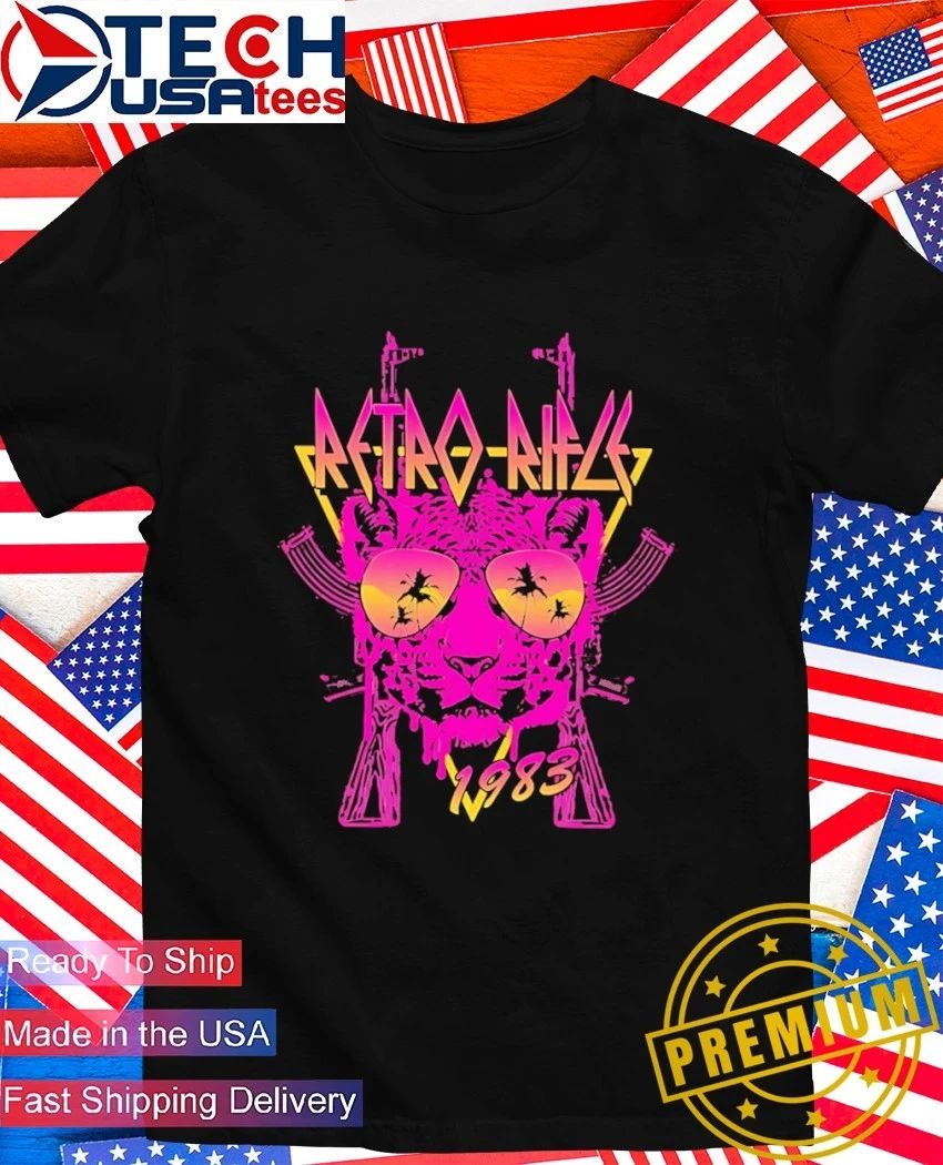 Retro Rifle Def Leppard 1983 shirt