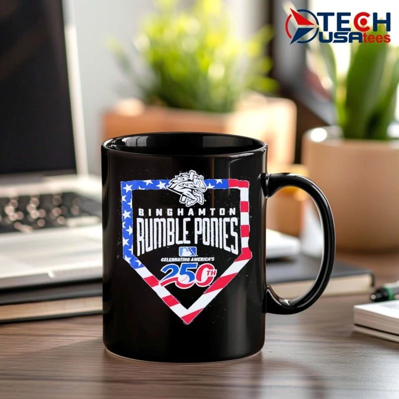 Binghamton Rumble Ponies America’s 250th Anniversary logo shirt