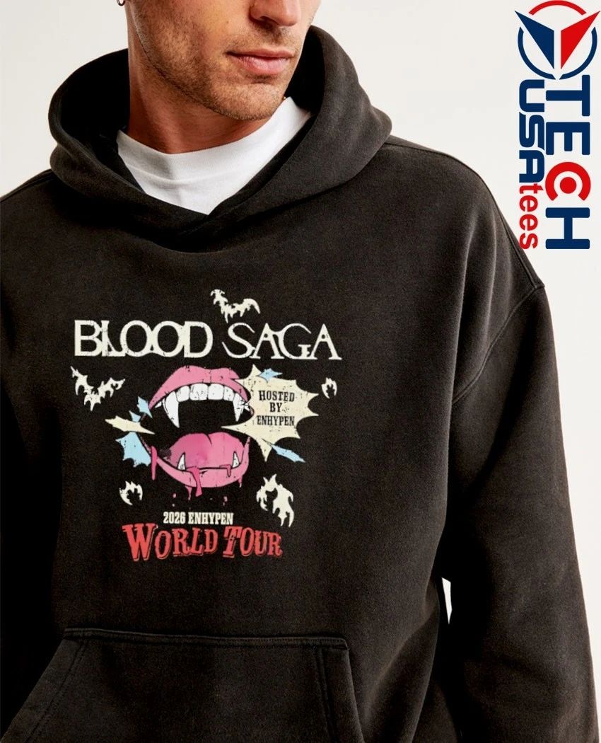 Enhypen Blood Saga World Tour shirt
