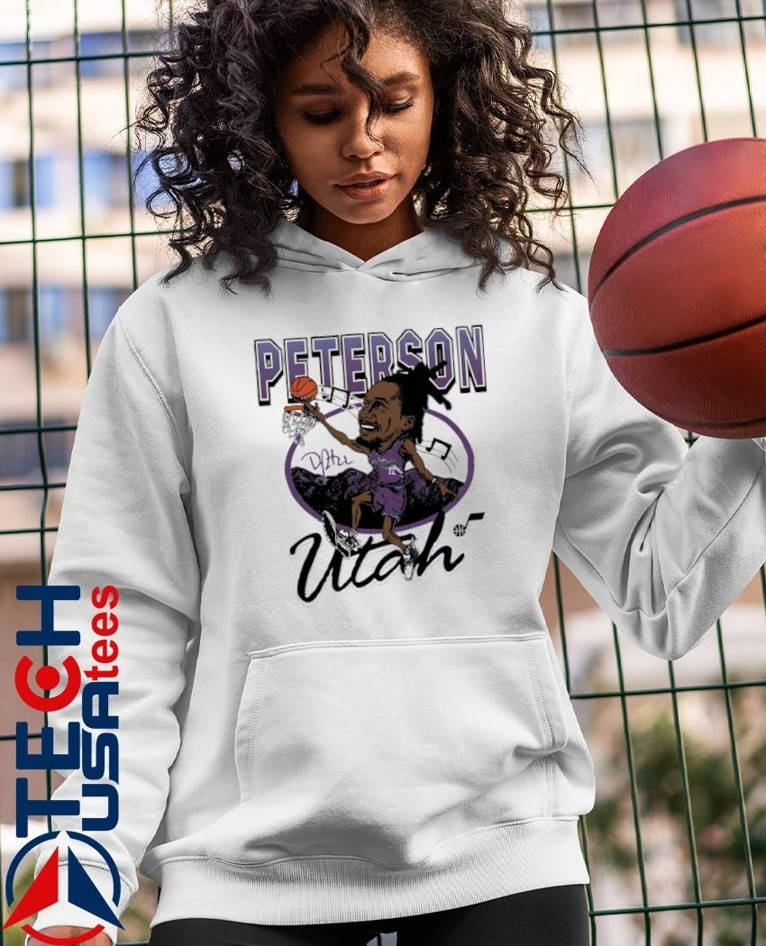 Darryn Peterson Utah Jazz Rookie caricature signature shirt