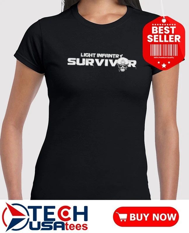Light Infantry Survivor skull shirt