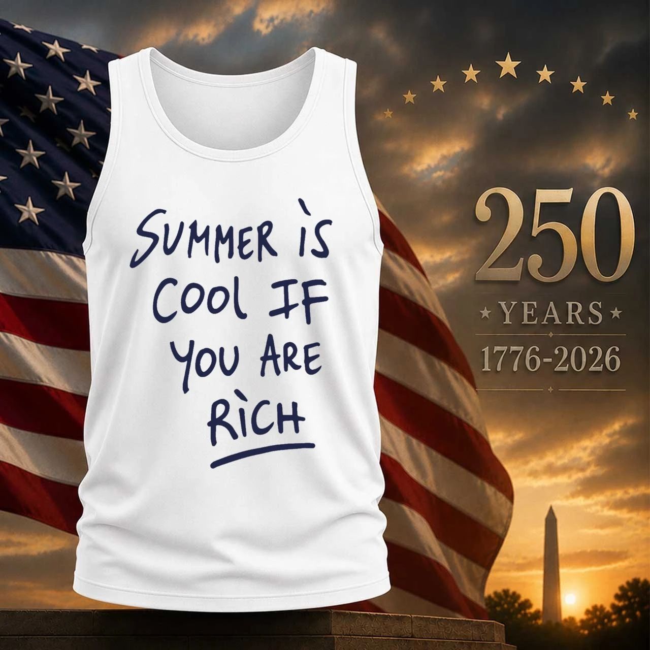 Summer Is Cool If You Are Rich Shirt