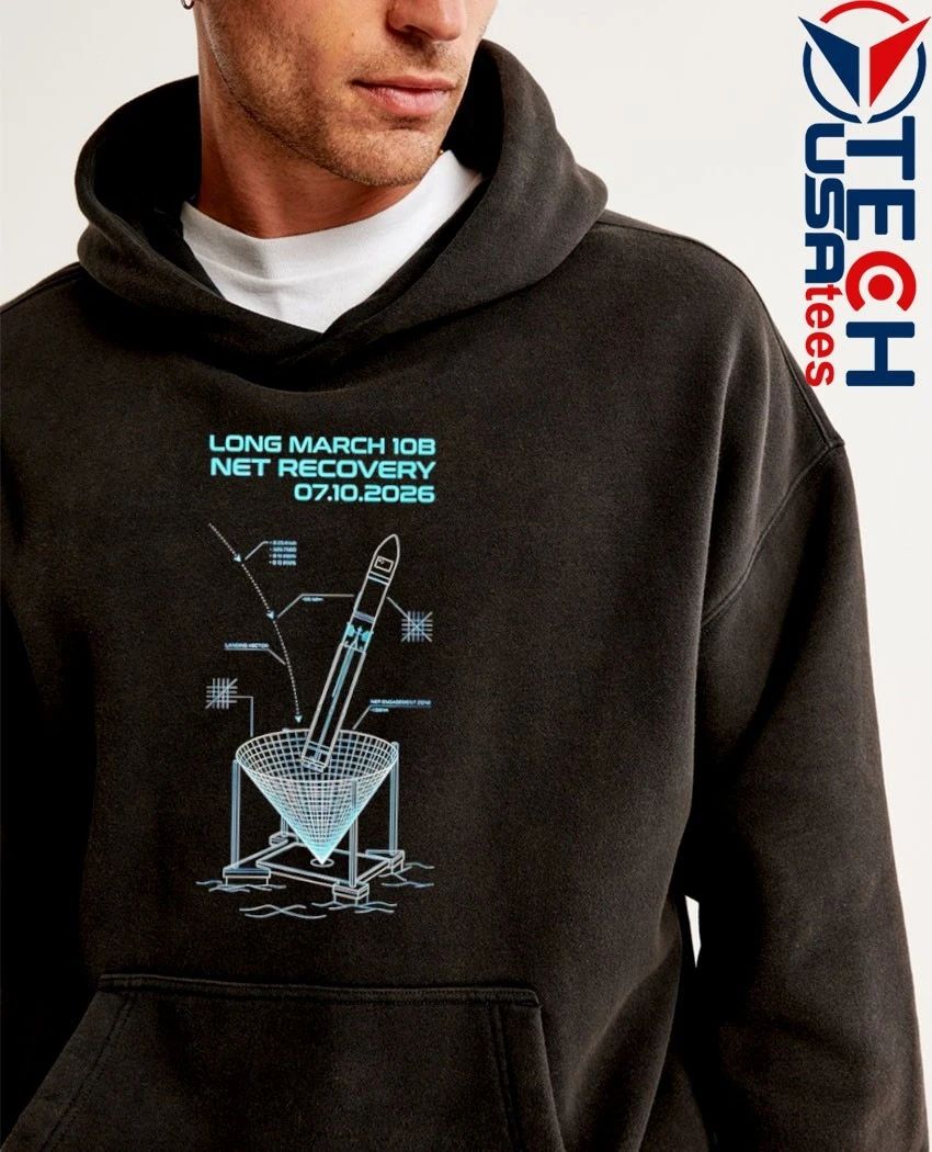 Long March 10B Rocket Recovery 2026 shirt