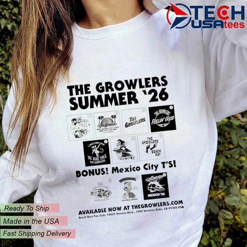 The Growlers Summer 2026 shirt