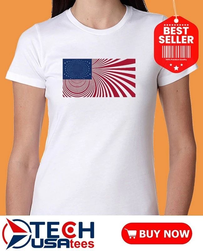 Hyperamerica American flag shirt