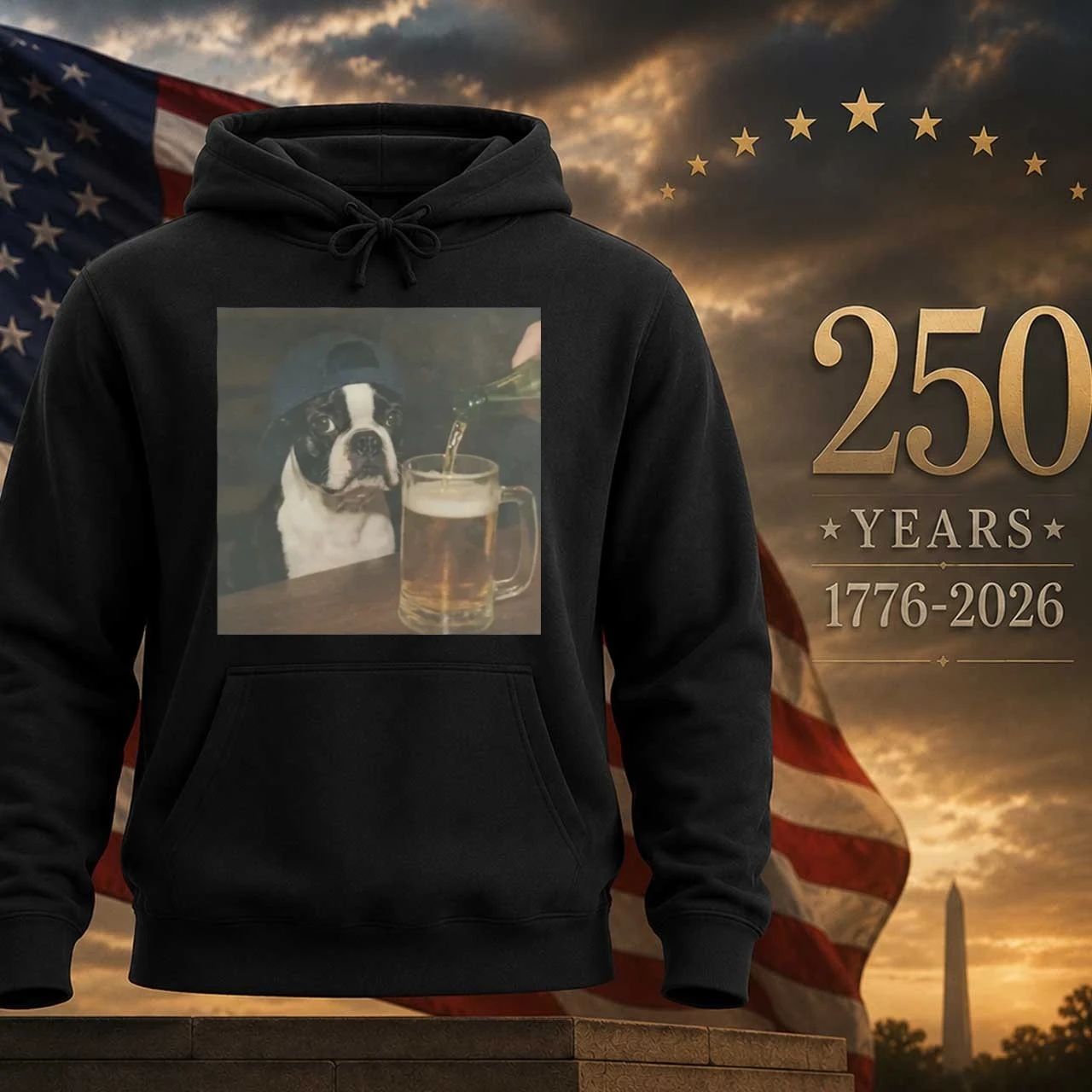 Dylan Crews Boston Terrier Drinking Beer Shirt