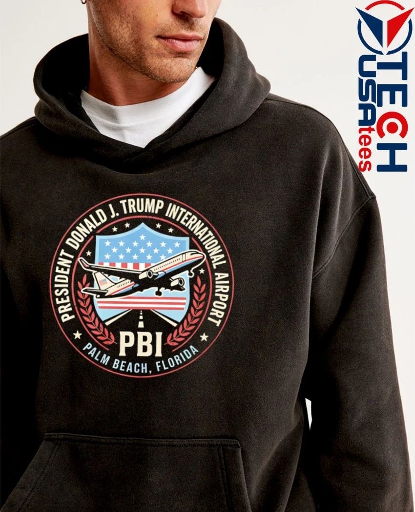 President Donald J. Trump International Airport PBI Commemorative shirt