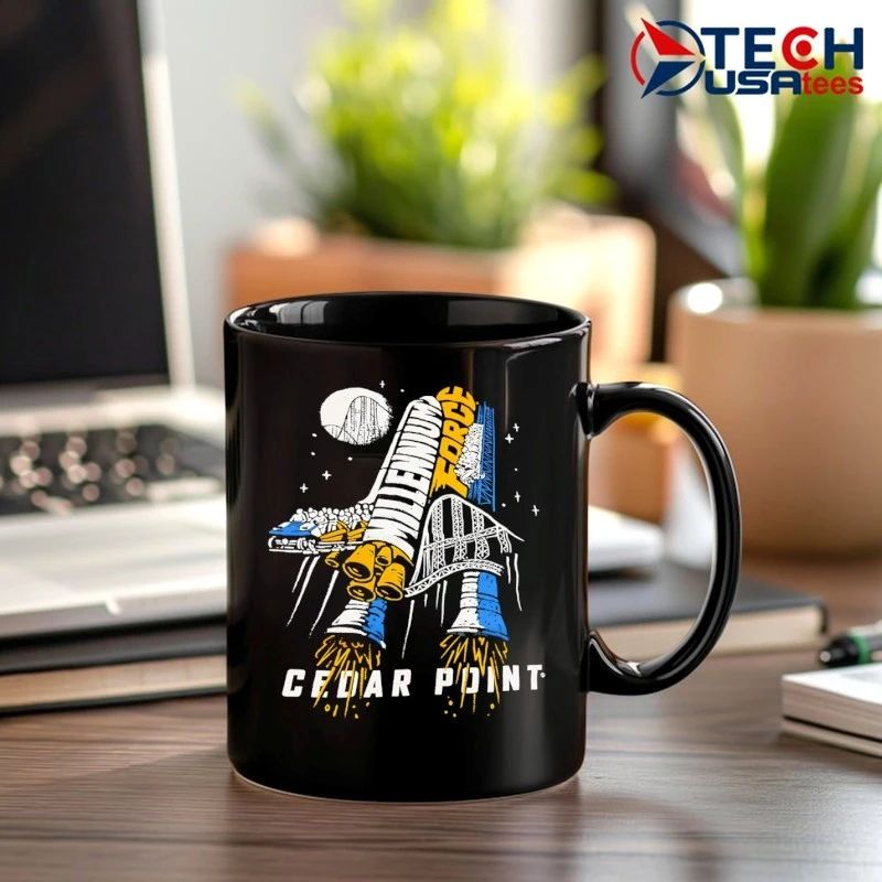 Millennium Force Wordscape Cedar Point shirt