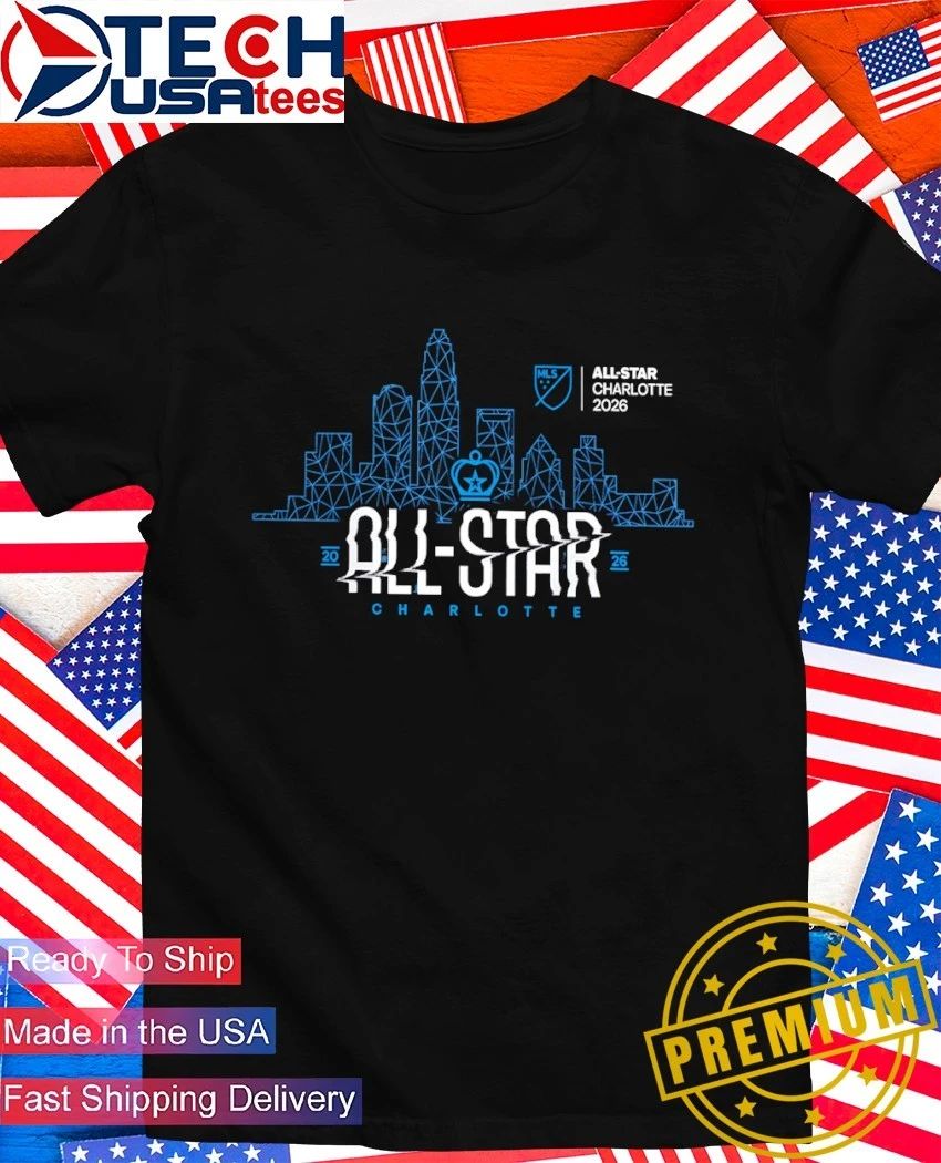 2026 MLS All-Star Game Charlotte skyline shirt
