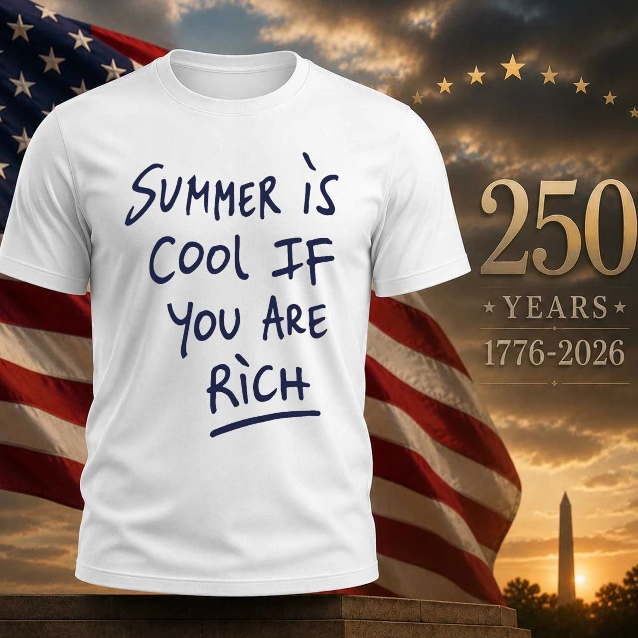 Summer Is Cool If You Are Rich Shirt