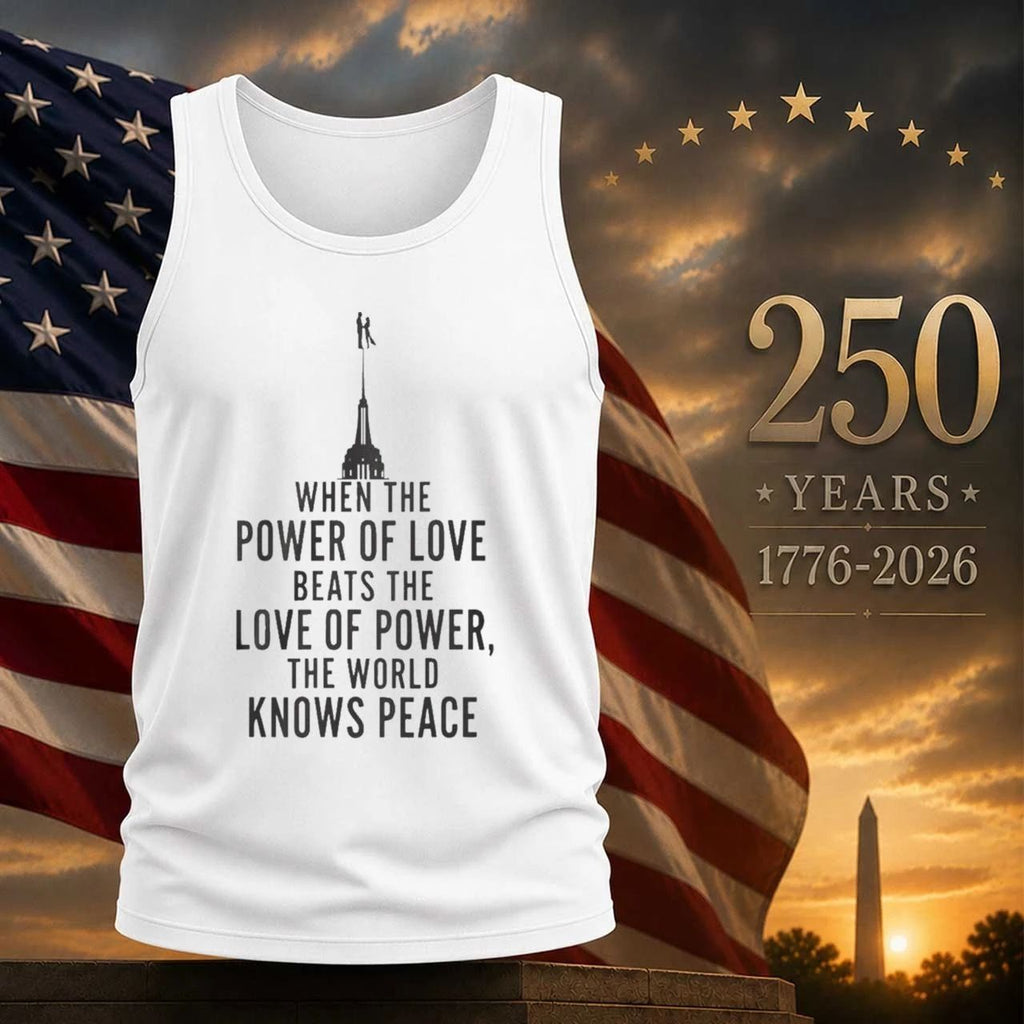 When The Power Of Love Beats The Love Of Power The NYC Skyline Shirt