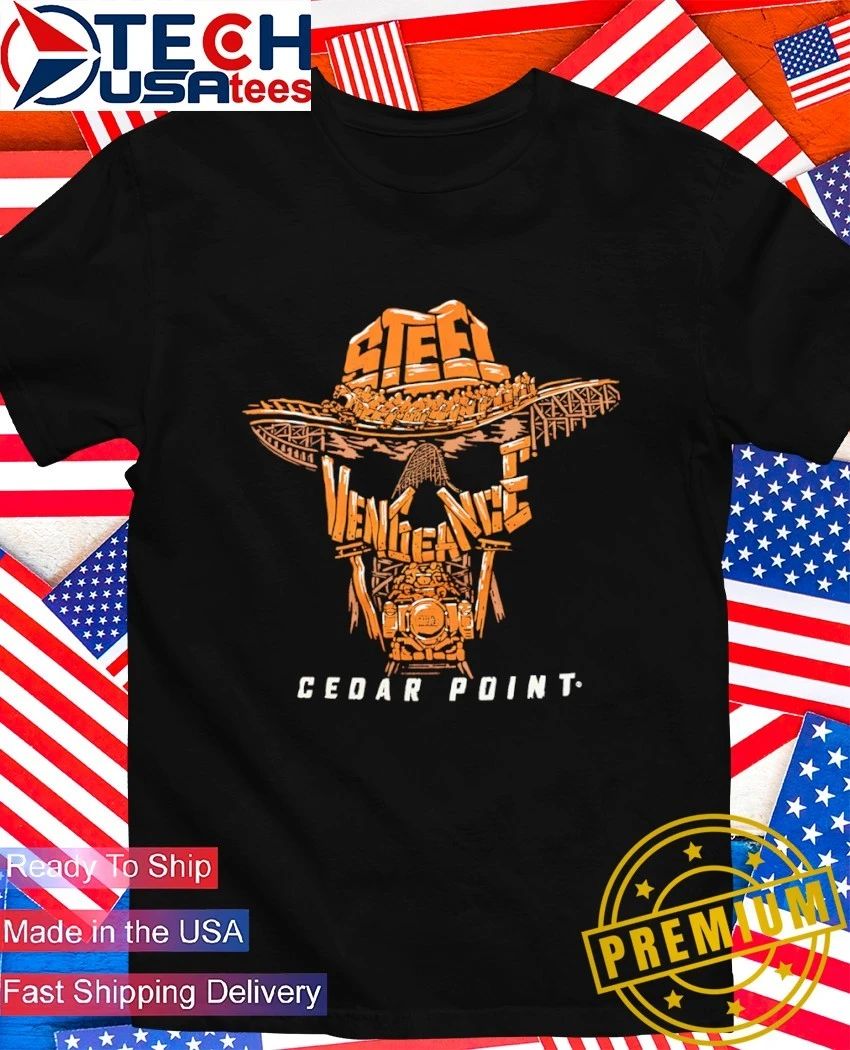 Steel Vengeance Wordscape Cedar Point shirt